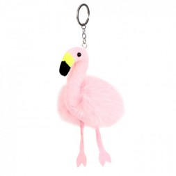 Брелок мягкая игрушка «Фламинго», розовый