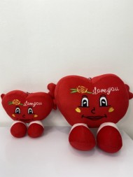 Мягкая игрушка Сердце-подушка с ножками
